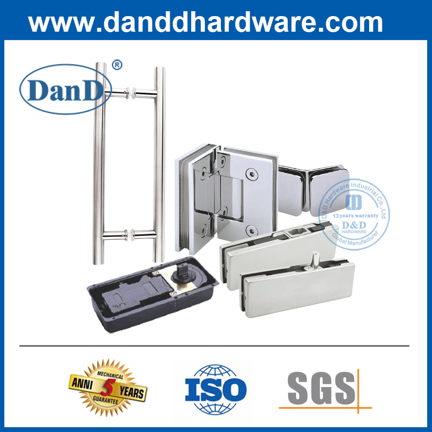Wall To Glass Glass Shower Door Hinge for Bathroom Door-DDGH001