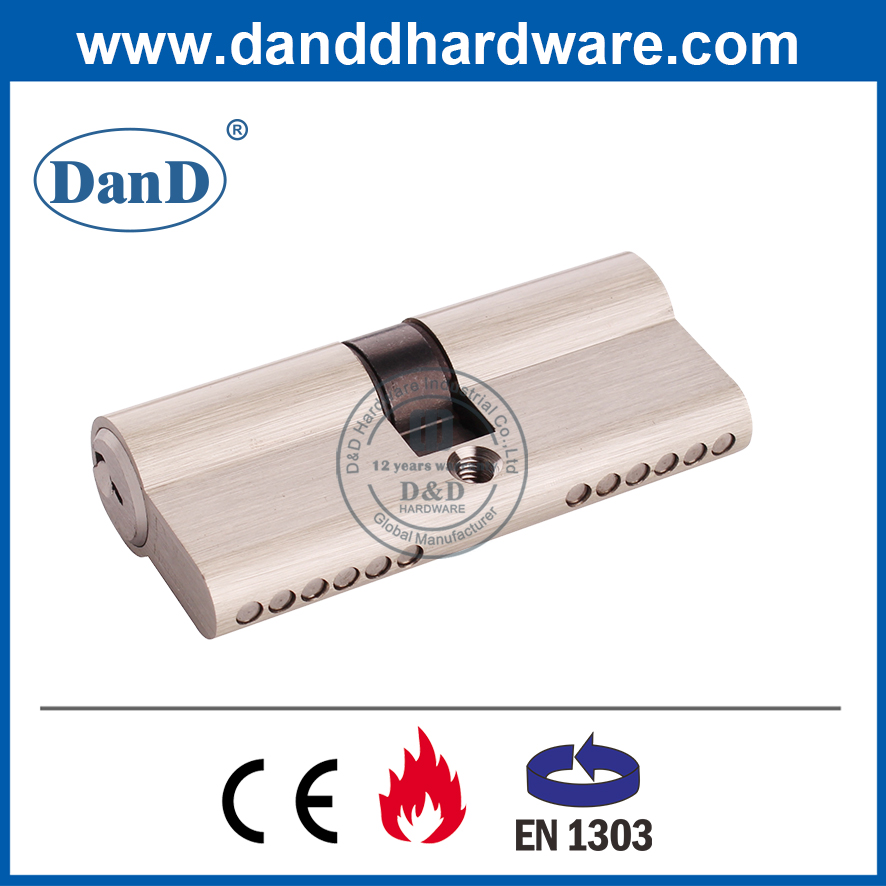 Euro Brass EN1303 Euro Profile Master Key Double Door Lock Cylinder-DDLC003