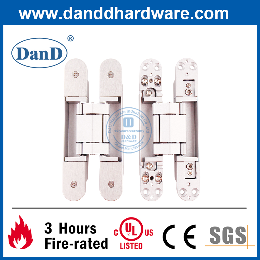 180 degree heavy duty 3D Adjustable Concealed metal wooden door Hinge-DDCH008