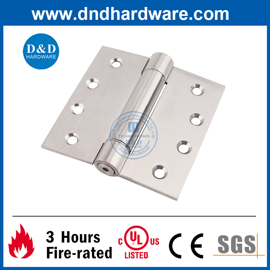 Stainless Steel 316 Spring Loaded Adjusting Door Hinge for Fire Door -DDSS033-4X4X3