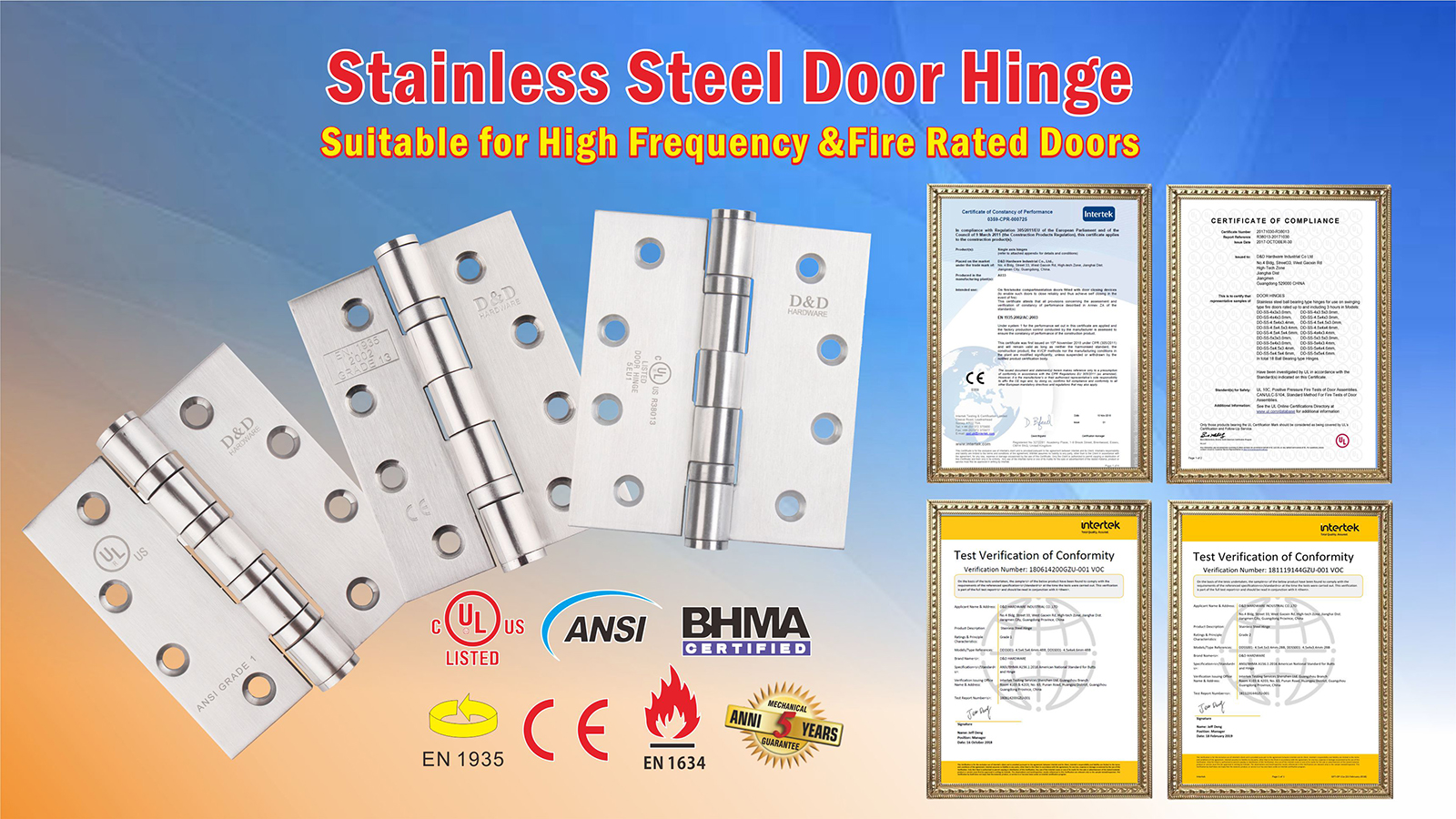 How to install butt hinge?