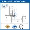 SS304 EN1634 Fire Rated exit door panic device outside lever trim lock handle-DDPD012