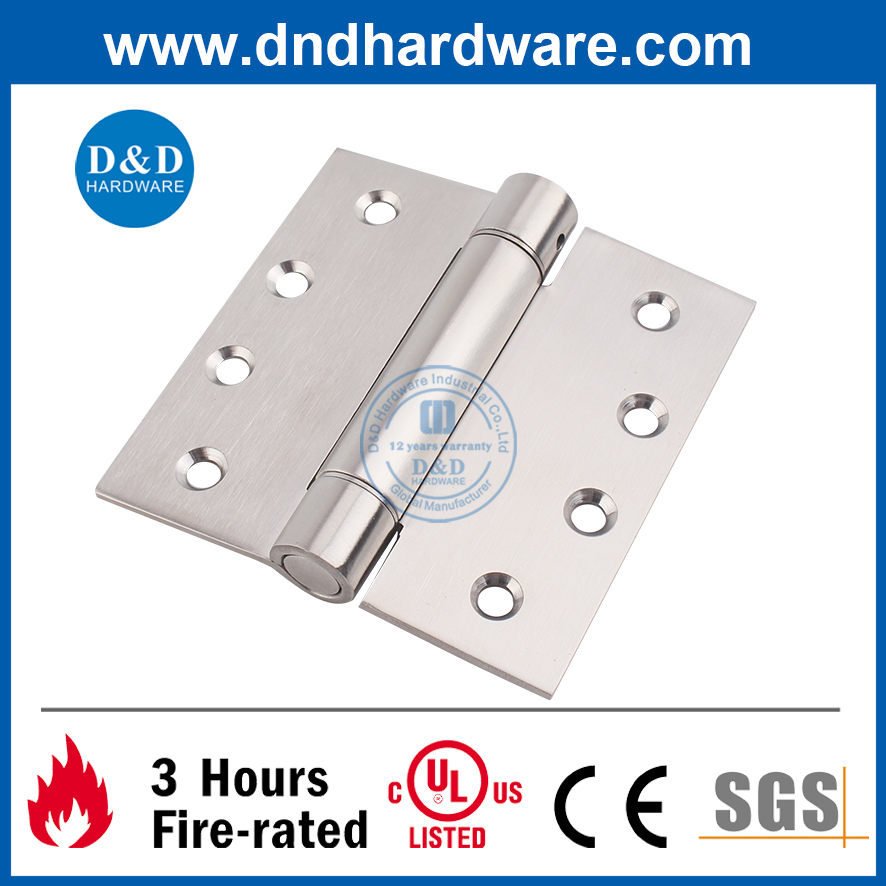 Stainless Steel 316 Spring Loaded Adjusting Door Hinge for Fire Door -DDSS033-4X4X3