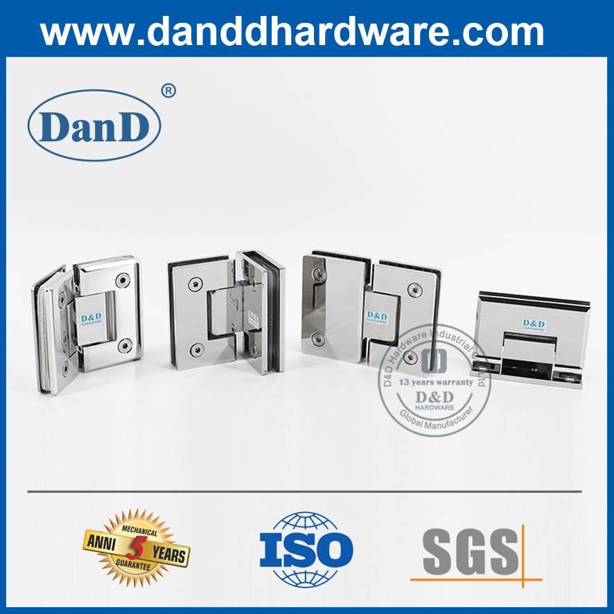 Wall To Glass Glass Shower Door Hinge for Bathroom Door-DDGH001