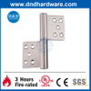SS304 Stain Finish Fire Rated Flag Hinge for Internal Wooden Door-DDSS030A-5X4X3