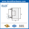 Wall To Glass Glass Shower Door Hinge for Bathroom Door-DDGH001