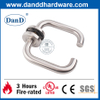 EN1906 SS304 Hollow Fire Rated Lever Door Handle For Office Wooden Door -DDTH001