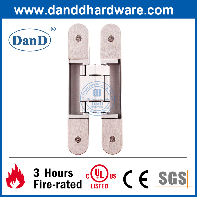 180 degree heavy duty 3D Adjustable Concealed metal wooden door Hinge-DDCH008