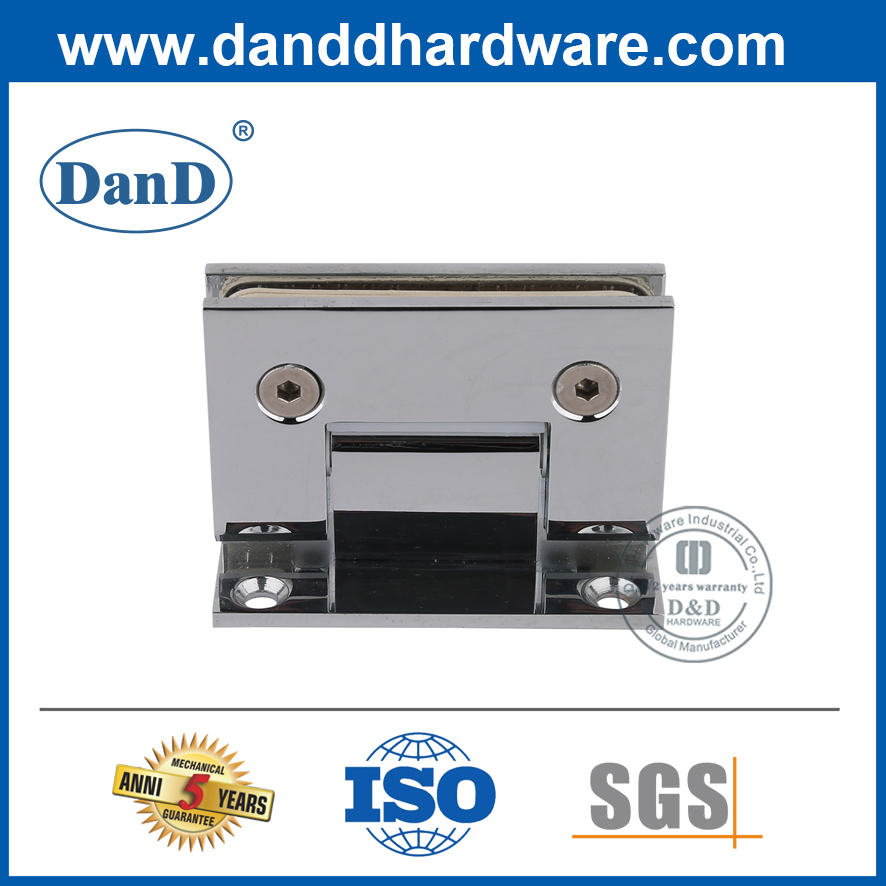 Wall To Glass Glass Shower Door Hinge for Bathroom Door-DDGH001