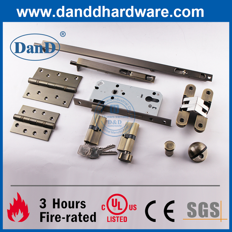 Stainless Steel 304 CE Fire Rated Timber Doors Hardware