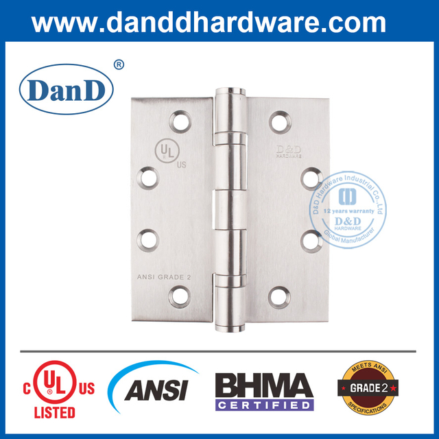 ANSI/BHMA Standard Weight Stainless Steel 304 Door Hinge-DDSS001-ANSI-2