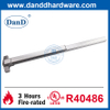 UL Listed Stainless Steel 304 commercial fire rated single door hardware rim push touch bar panic exit device-DDPD003