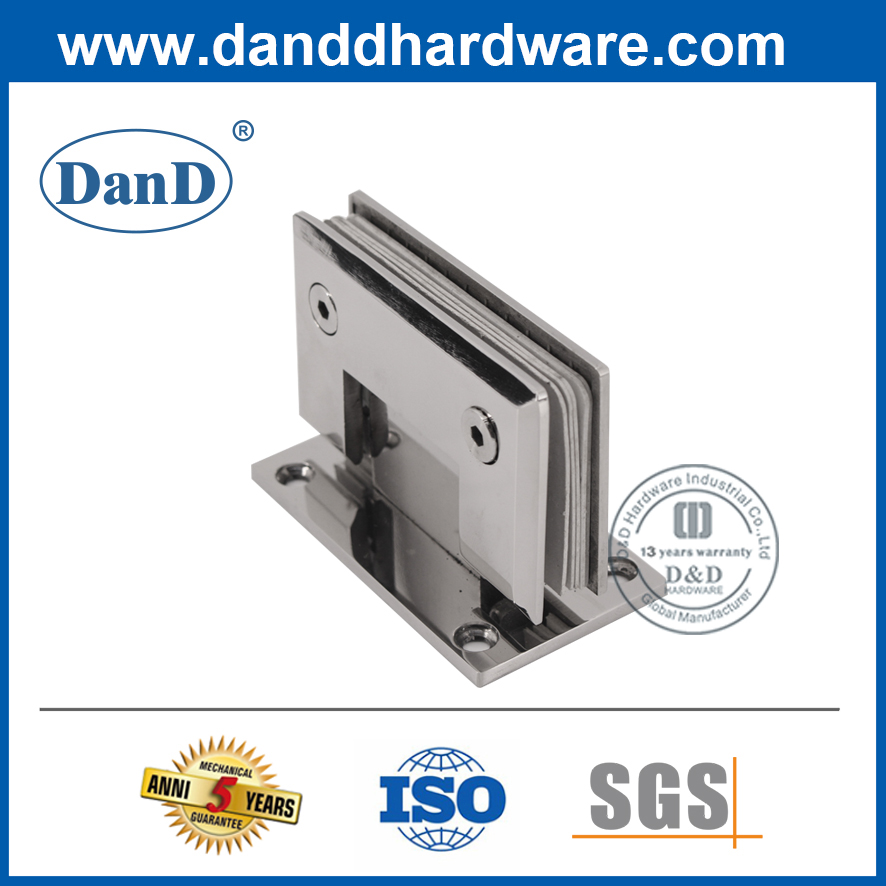 Wall To Glass Glass Shower Door Hinge for Bathroom Door-DDGH001