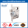 SS304 UL ANSI Grade 1 Fire Rated Building Double Safety Mortise Lock-DDAL20 F20