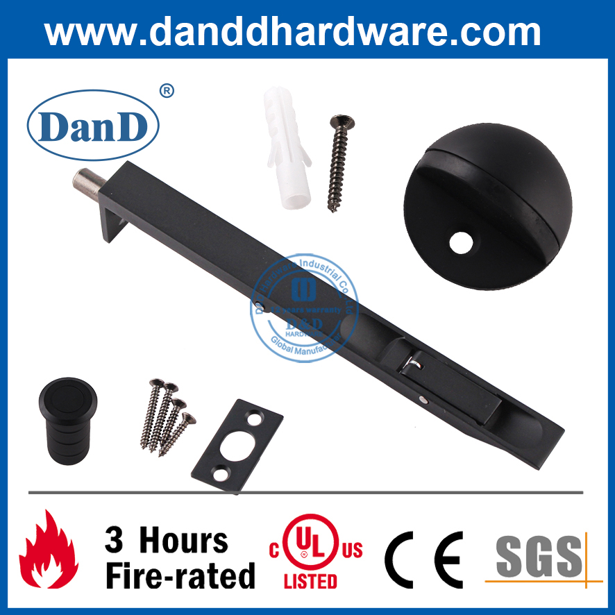 SS304 Black CE Fire Rated interior door Hardware