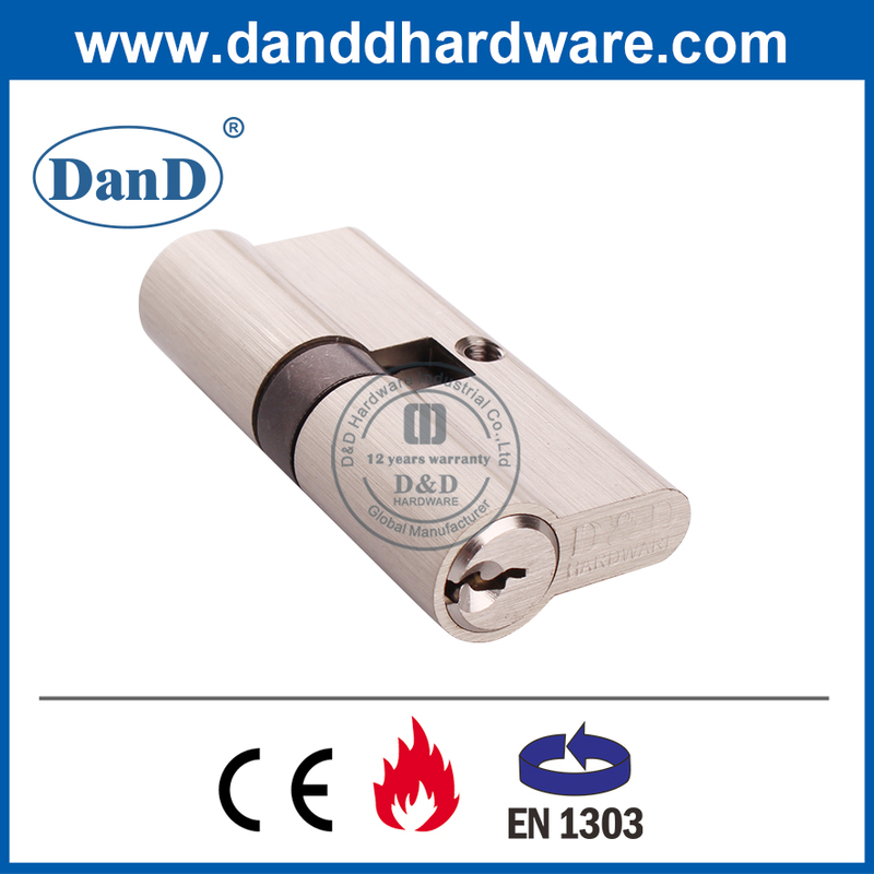 Euro Brass EN1303 Euro Profile Master Key Double Door Lock Cylinder-DDLC003