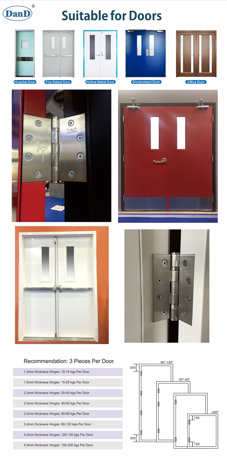 UL Fire Rated Door Hinge