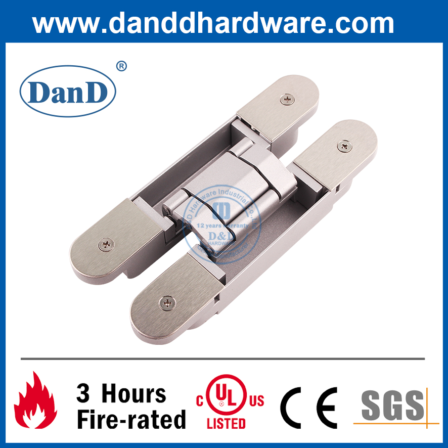 180 degree heavy duty 3D Adjustable Concealed metal wooden door Hinge-DDCH008